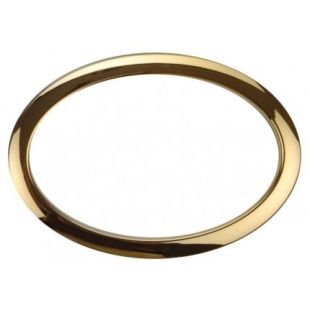 HOBR6 BRASS OVAL 6