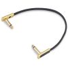 FLAT PATCH CABLE GOLD 20 CM