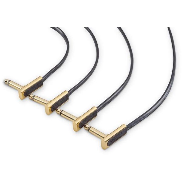 FLAT PATCH CABLE GOLD 20 CM