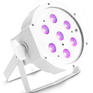 FLAT PAR CAN 7X3W UV WH