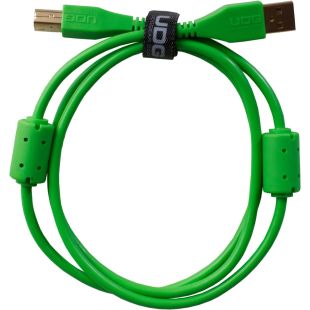 U95003GR ULTIMATE AUDIO CABLE USB 2.0 A-B GREEN STRAIGHT 3M