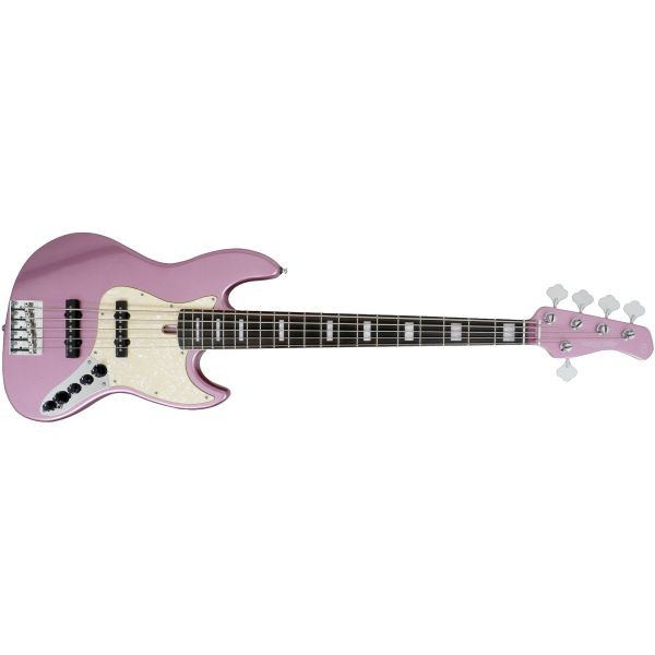 V7 ALDER-5 FRETLESS BURGUNDY 2ND GEN