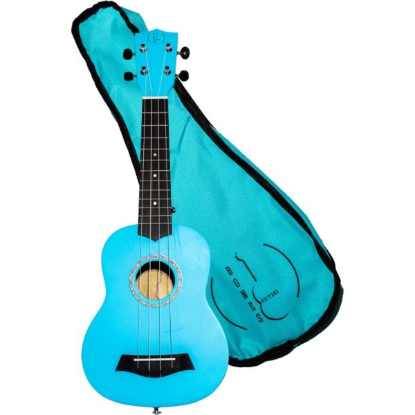 UKELELE SOPRANO BONES SP200S LB LINDEN AZUL...