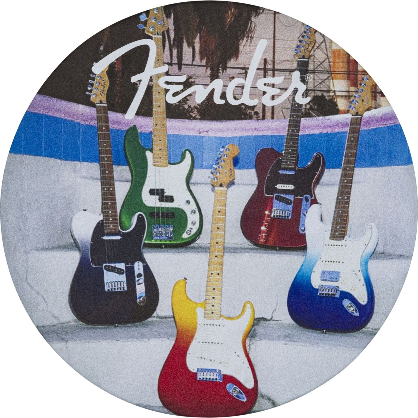 FENDER GUITARS 4-PK COASTER SET MULTI