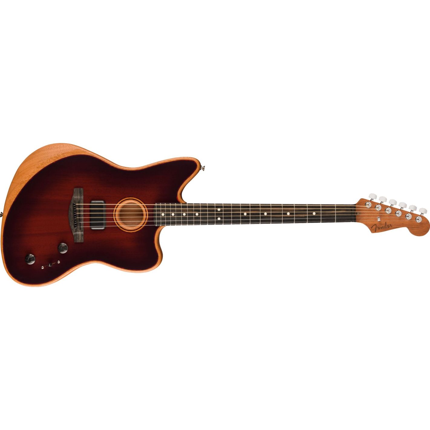 ACOUSTASONIC JAZZMASTER BOURBON BURST MAH EB WB