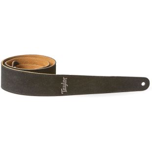 STRAP EMBROIDERED SUEDE BLACK 2.5