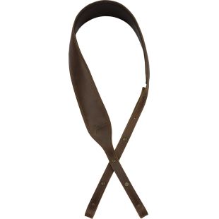 PARAMOUNT BANJO LTHR STRAP BRN