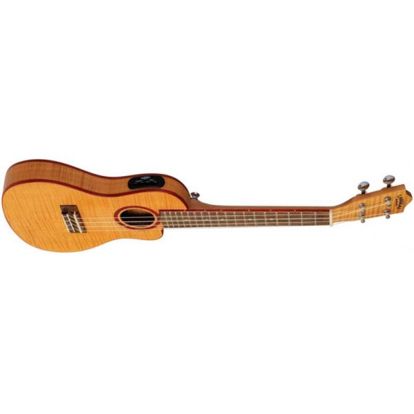 UKELELE CONCERT THIN FM-CETC FLAME MAPLE...