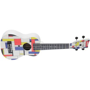 UKELELE SOPRANO SQUARE WHITE 1