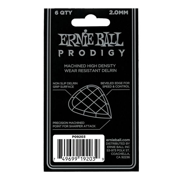 EB9203 PRODIGY PICKS 2.0 MM MINI WH