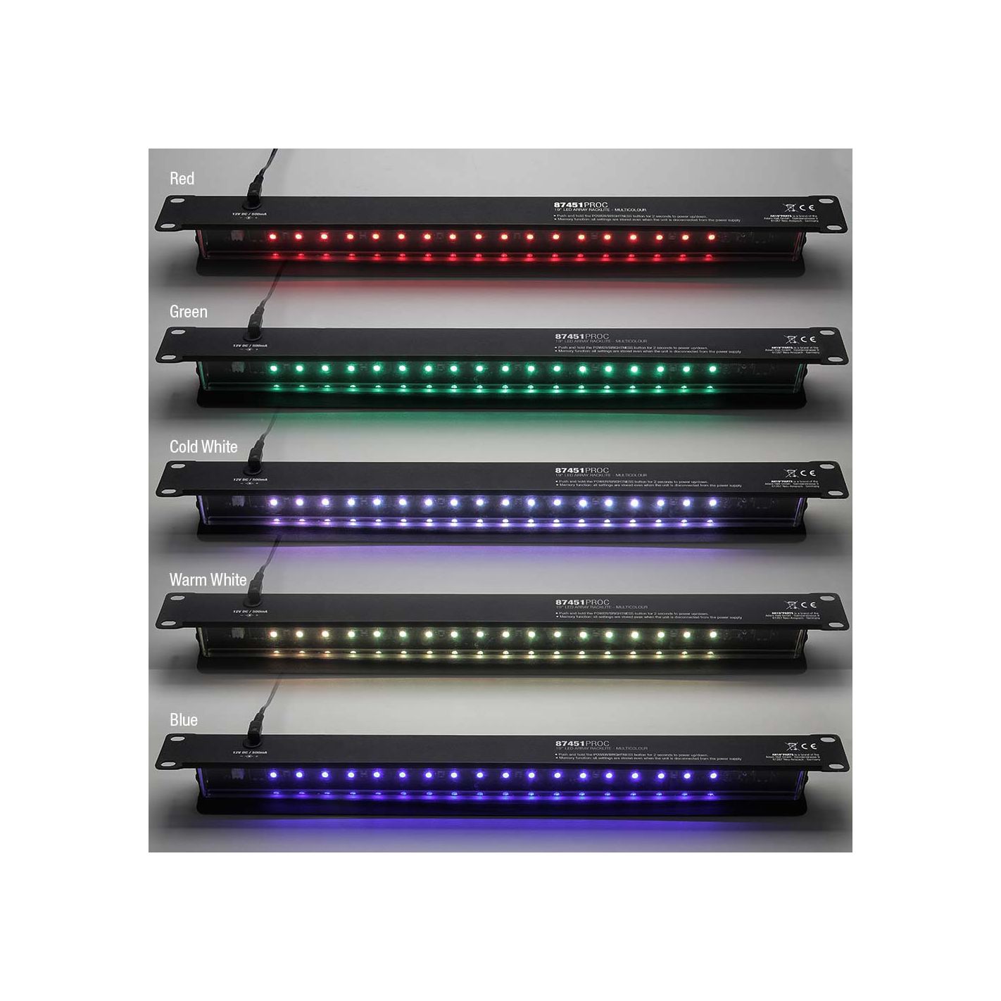 87451PROC RACK LIGHT LED COLOR