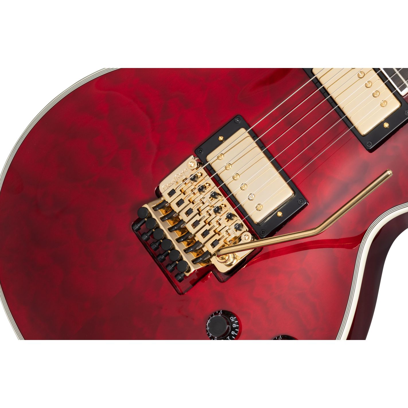 ALEX LIFESON LES PAUL CUSTOM AXCESS QUILT RUBY