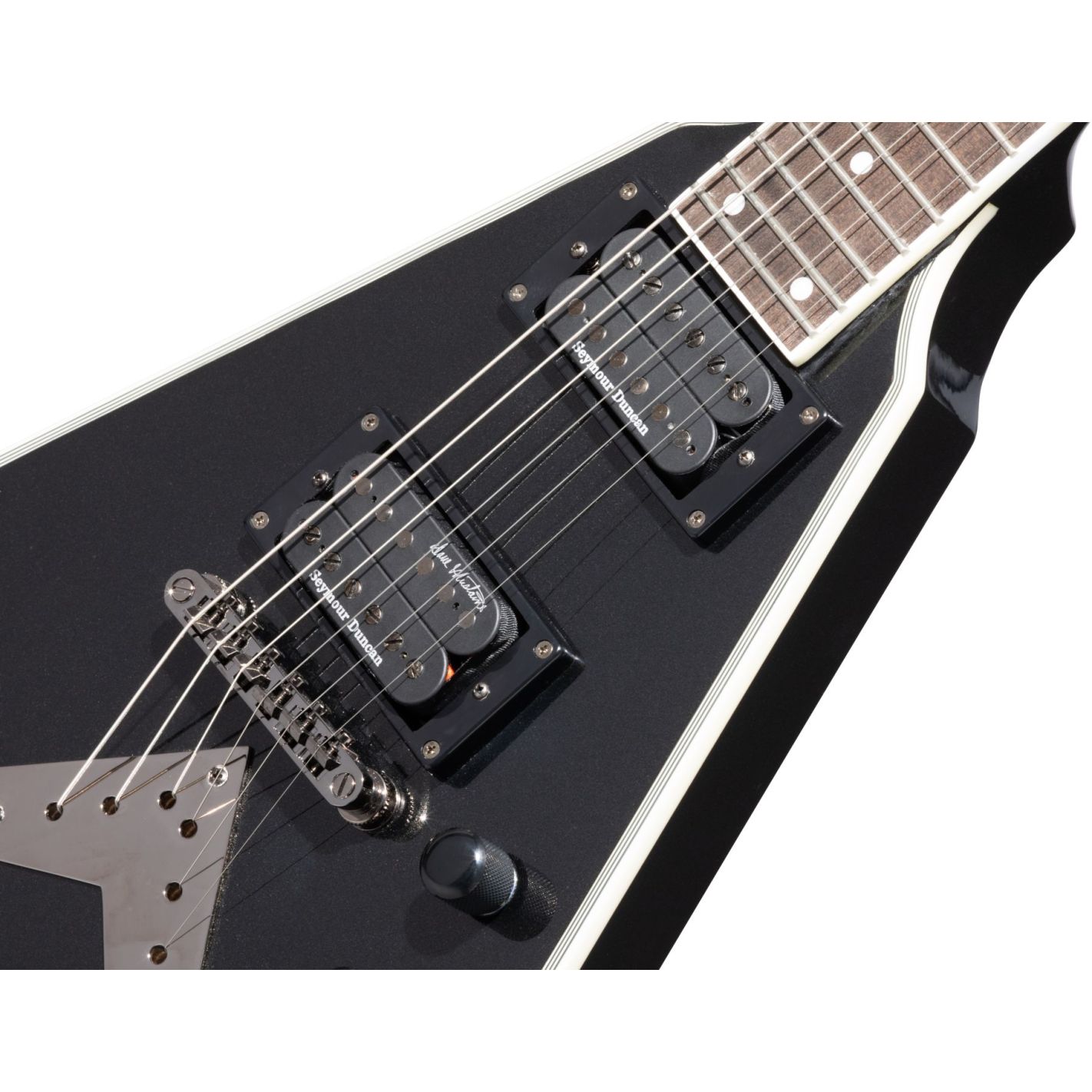 DAVE MUSTAINE FLYING V CUSTOM BLACK METALLIC