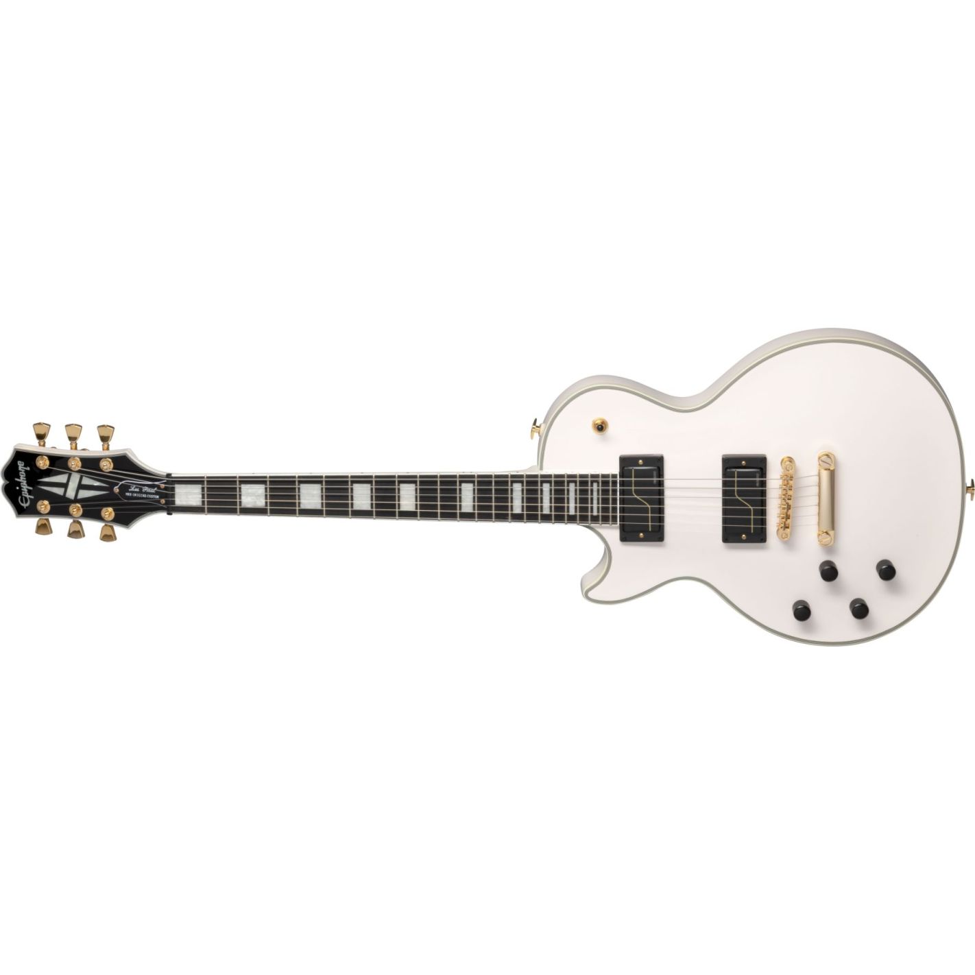 MATT HEAFY ORIGINS LES PAUL CUSTOM LH BONE WHITE