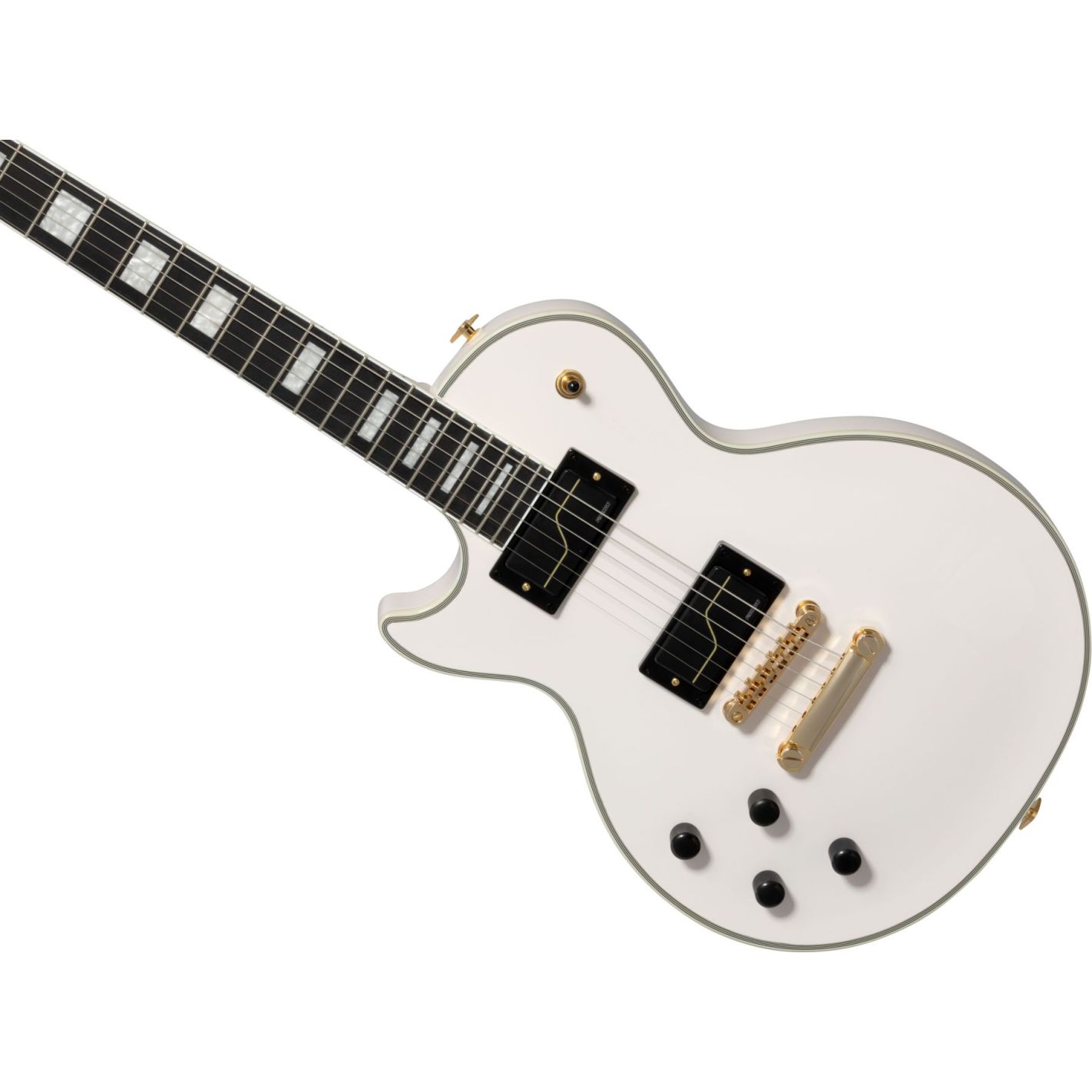 MATT HEAFY ORIGINS LES PAUL CUSTOM LH BONE WHITE