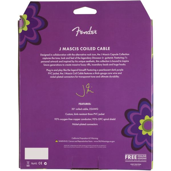 J MASCIS COIL CABLE 30 PRPL