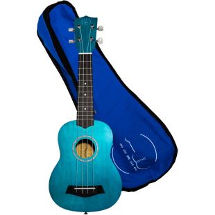 UKELELE SOPRANO BONES SP200S BL LINDEN AZUL SATINADO