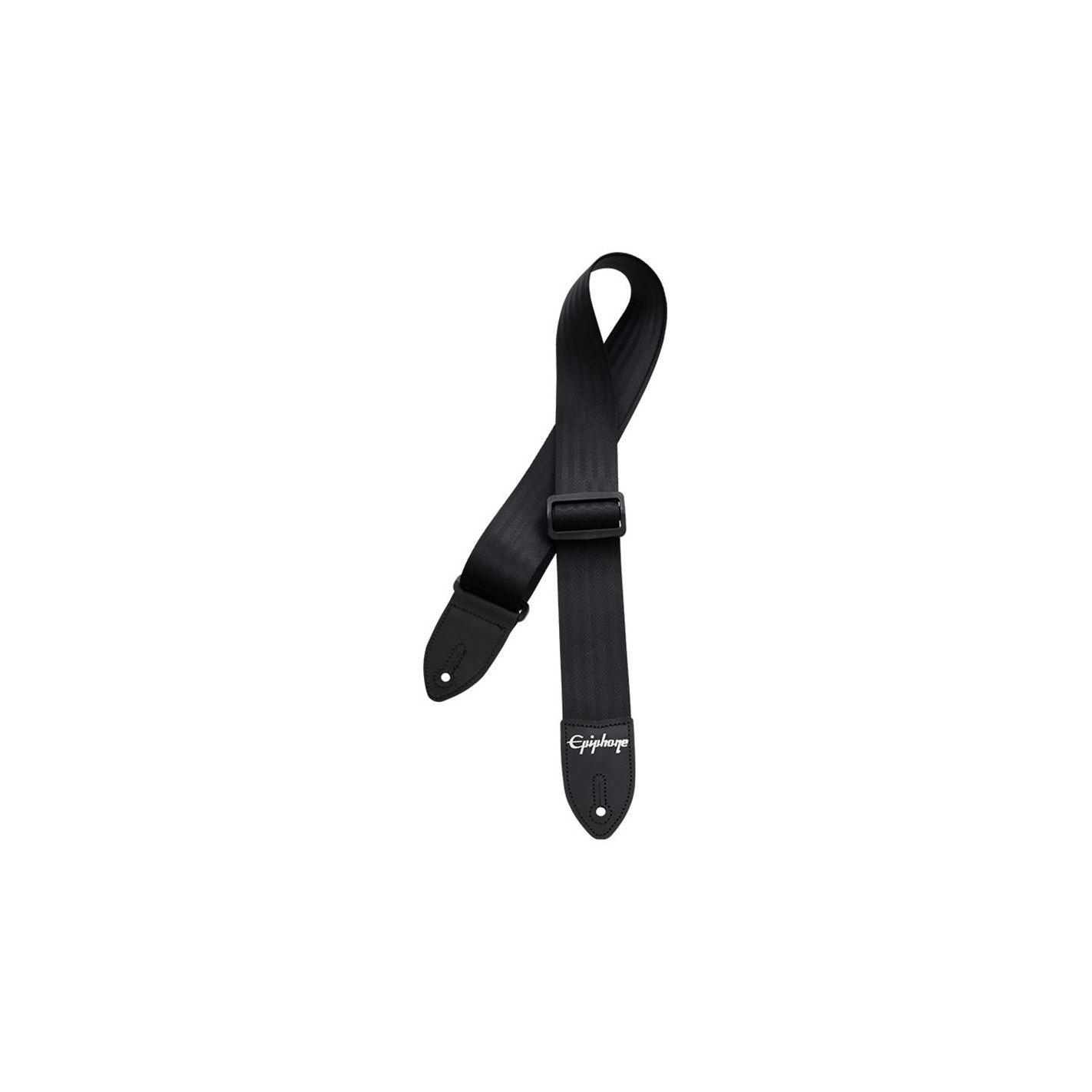 SEATBELT GUITAR STRAP BLACK