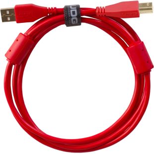 U95002RD ULTIMATE AUDIO CABLE USB 2.0 A-B RED STRAIGHT 2M