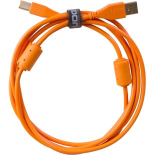 U95001OR ULTIMATE AUDIO CABLE USB 2.0 A-B ORANGE STRAIGHT 1M
