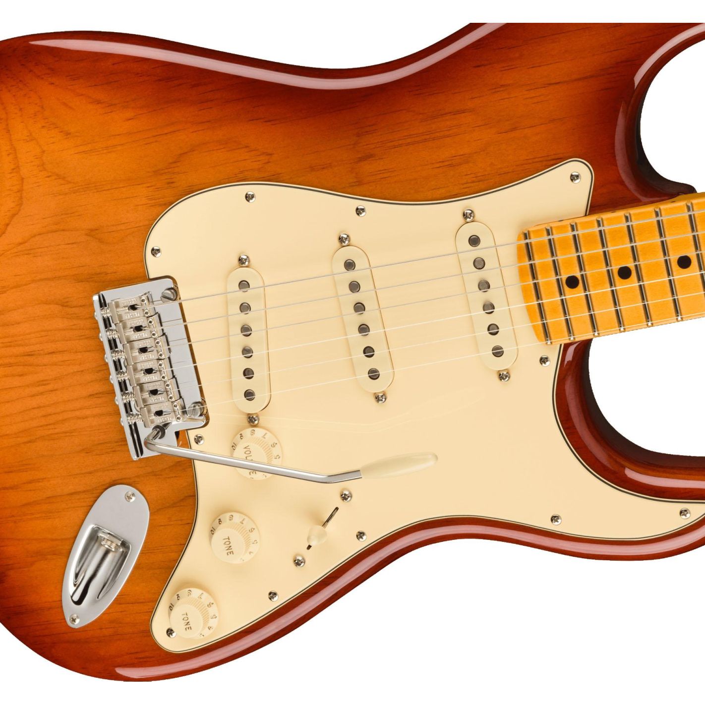 AMERICAN PROFESSIONAL II STRATOCASTER MN SIENNA...