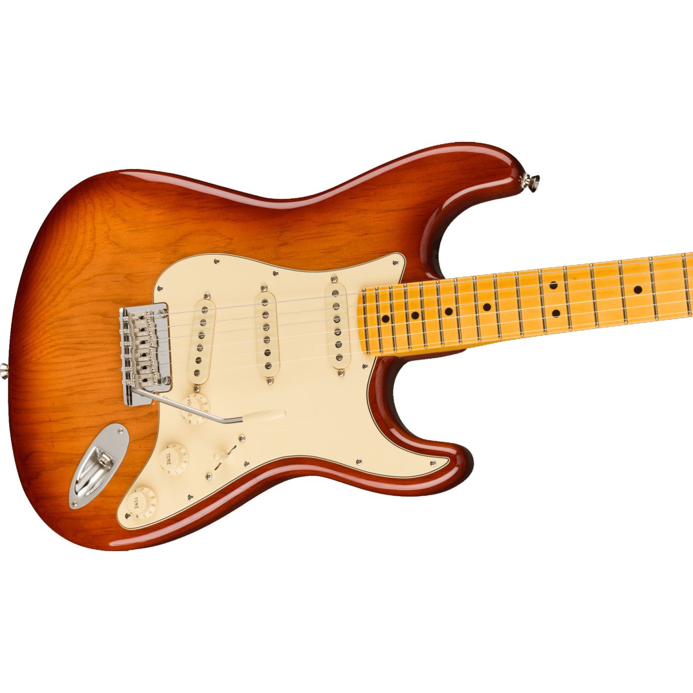 AMERICAN PROFESSIONAL II STRATOCASTER MN SIENNA...