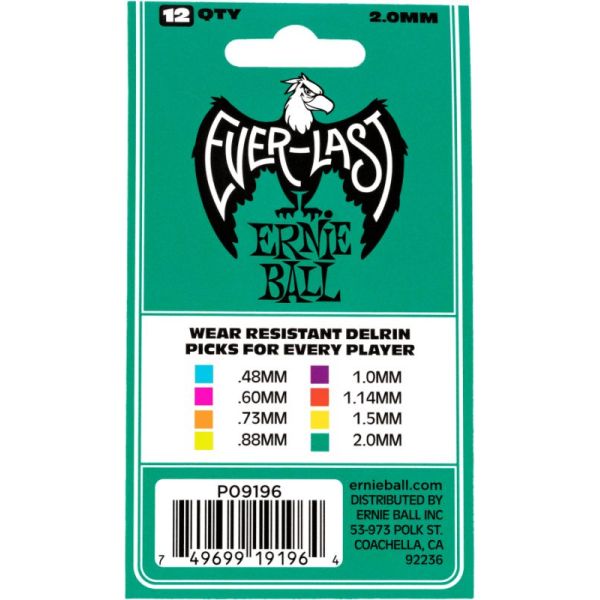 EB 9196 EVERLAST 2.00 TEAL 12BAG