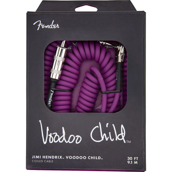 JIMI HENDRIX VOODOO CHILD CABLE PURPLE 30FT