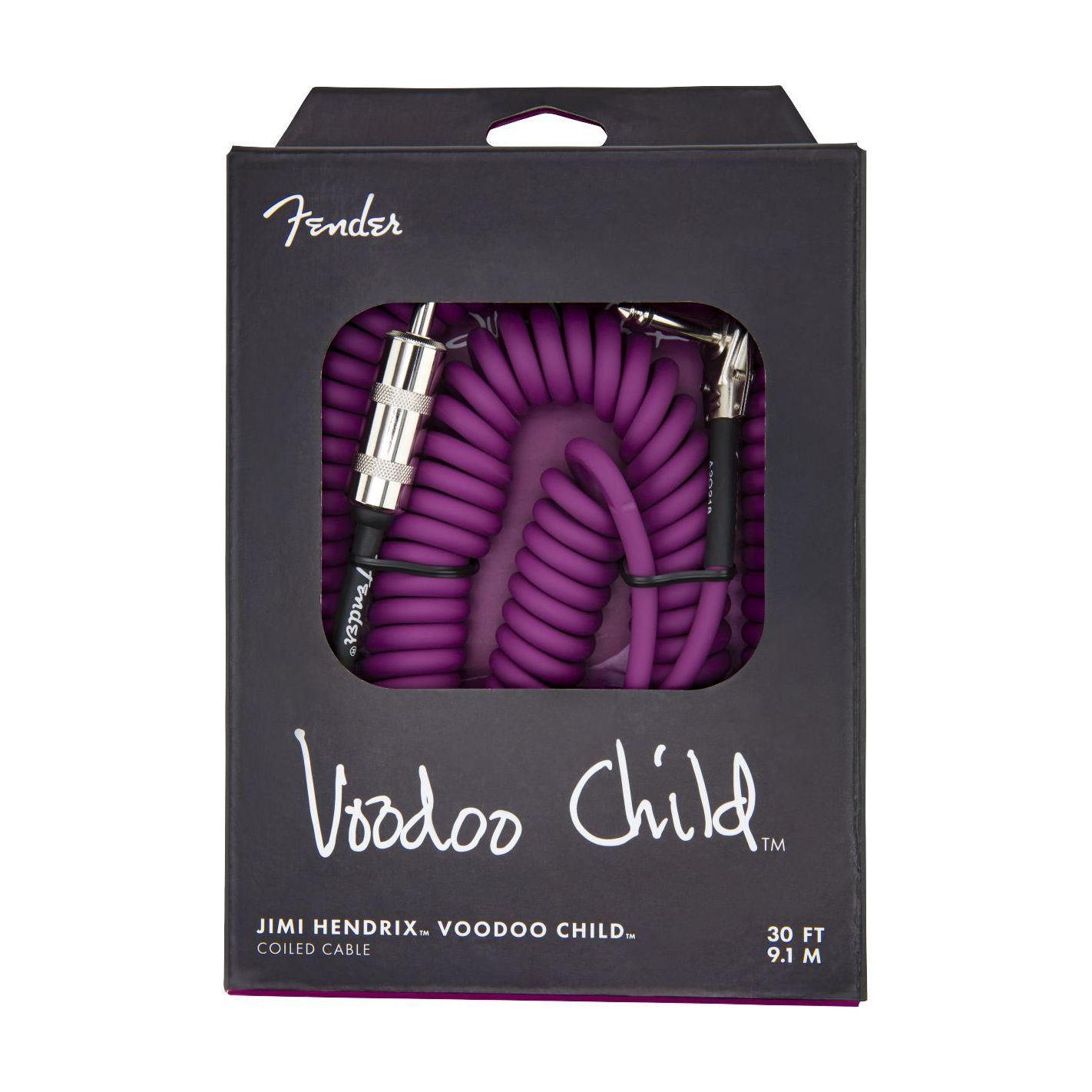 JIMI HENDRIX VOODOO CHILD CABLE PURPLE 30FT