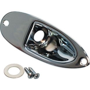 JACK PLATE STRAT CHROME