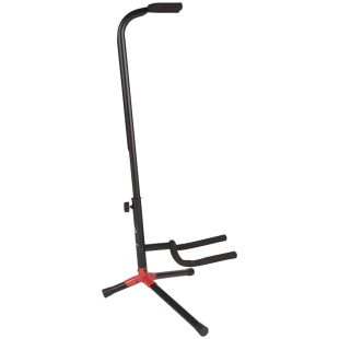 ADJUSTABLE GUITAR STAND BLACK-RED