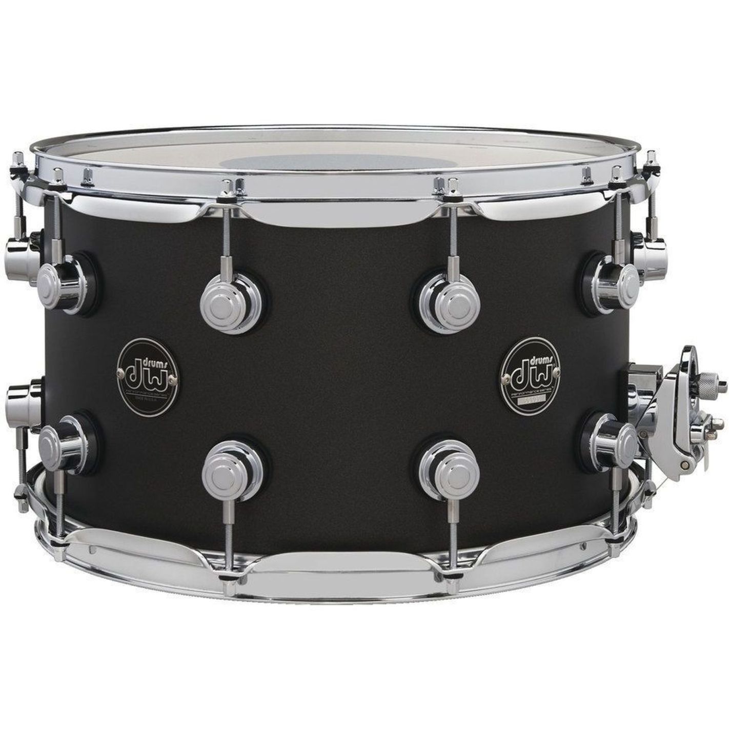 PERFORMANCE LACQUER SNARE DRUM 14X8 CHARCOAL...