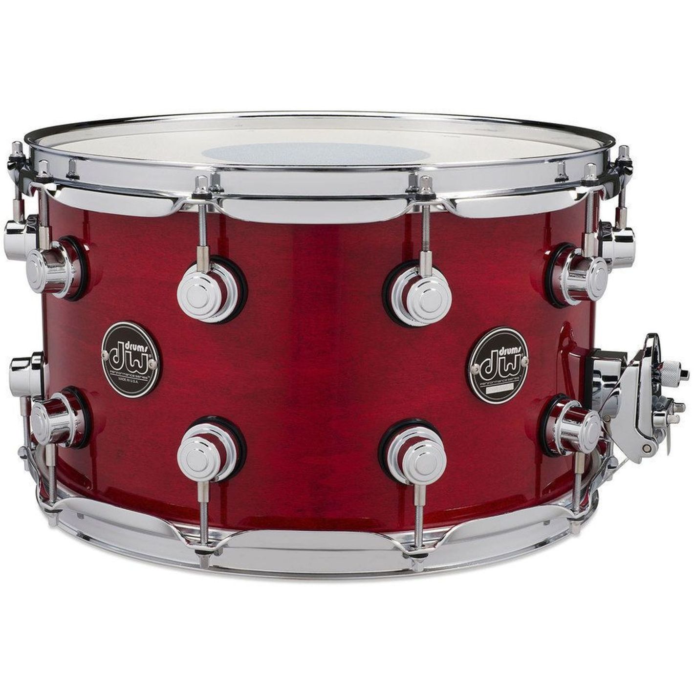 PERFORMANCE LACQUER SNARE DRUM 14X8 CHERRY STAIN