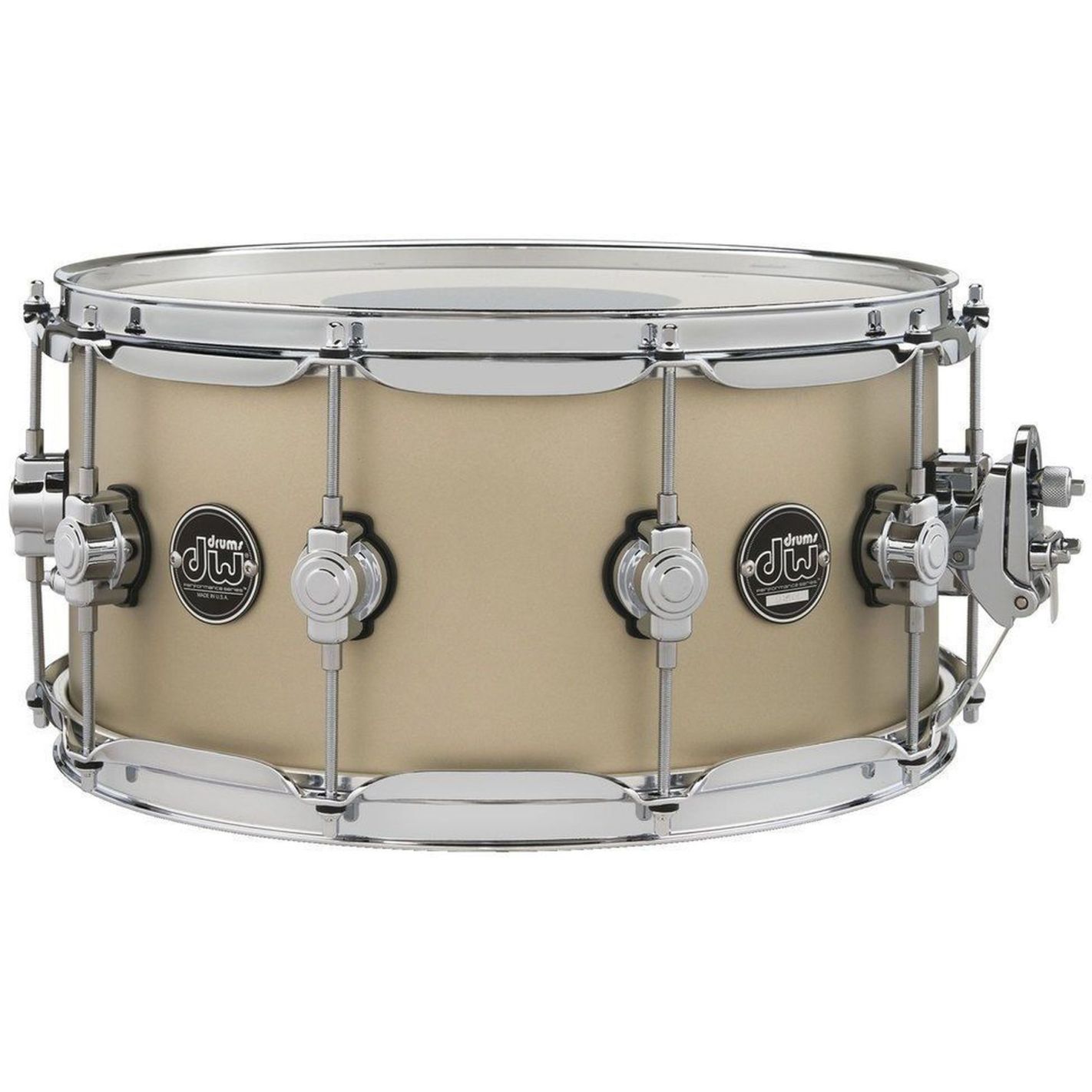 PERFORMANCE LACQUER SNARE DRUM 14X6.5 GOLD MIST