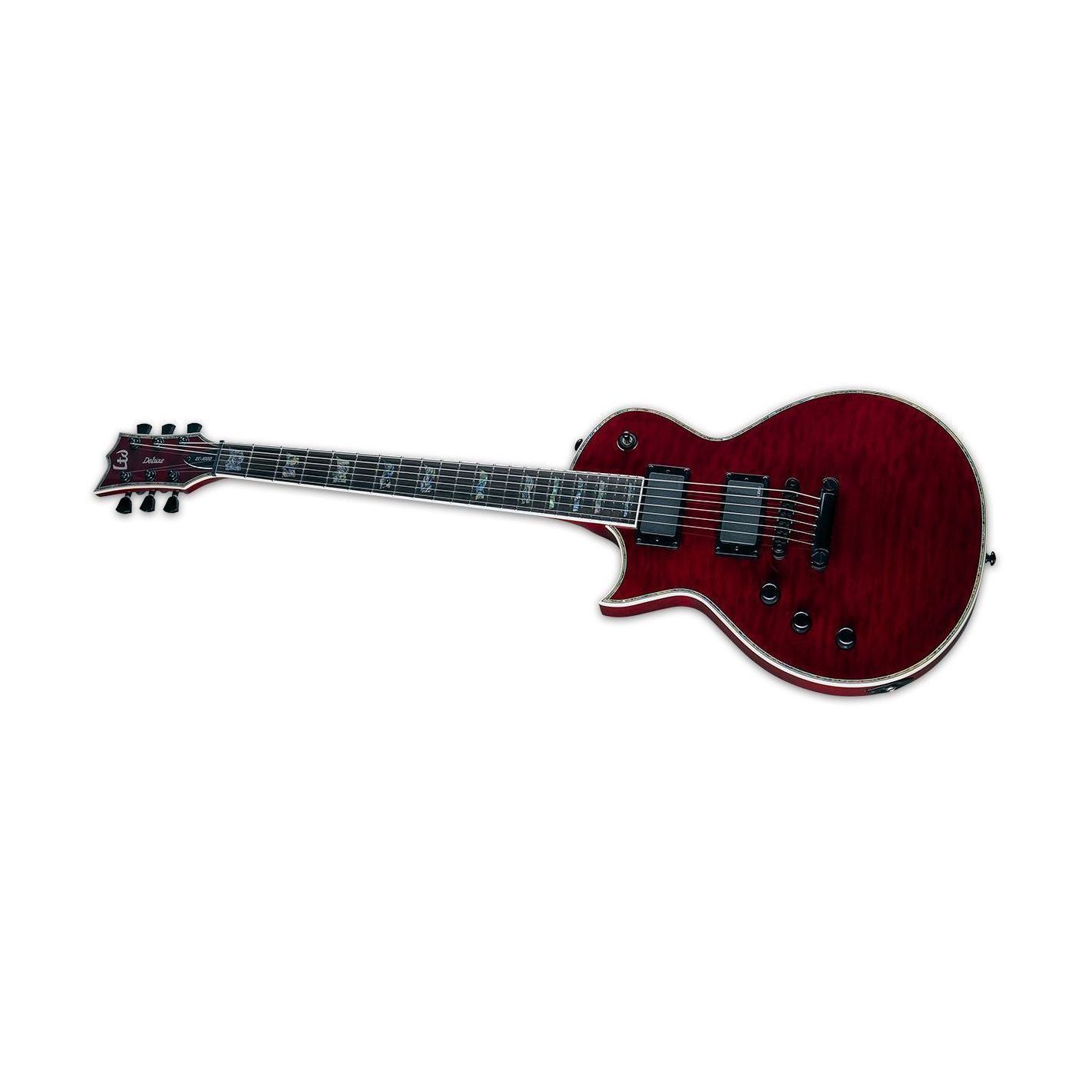 EC-1000 LH SEE THRU BLACK CHERRY ZURDO