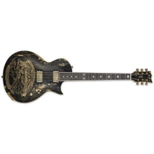 WILL ADLER WARBIRD DISTRESSED BLACK GRAPHIC