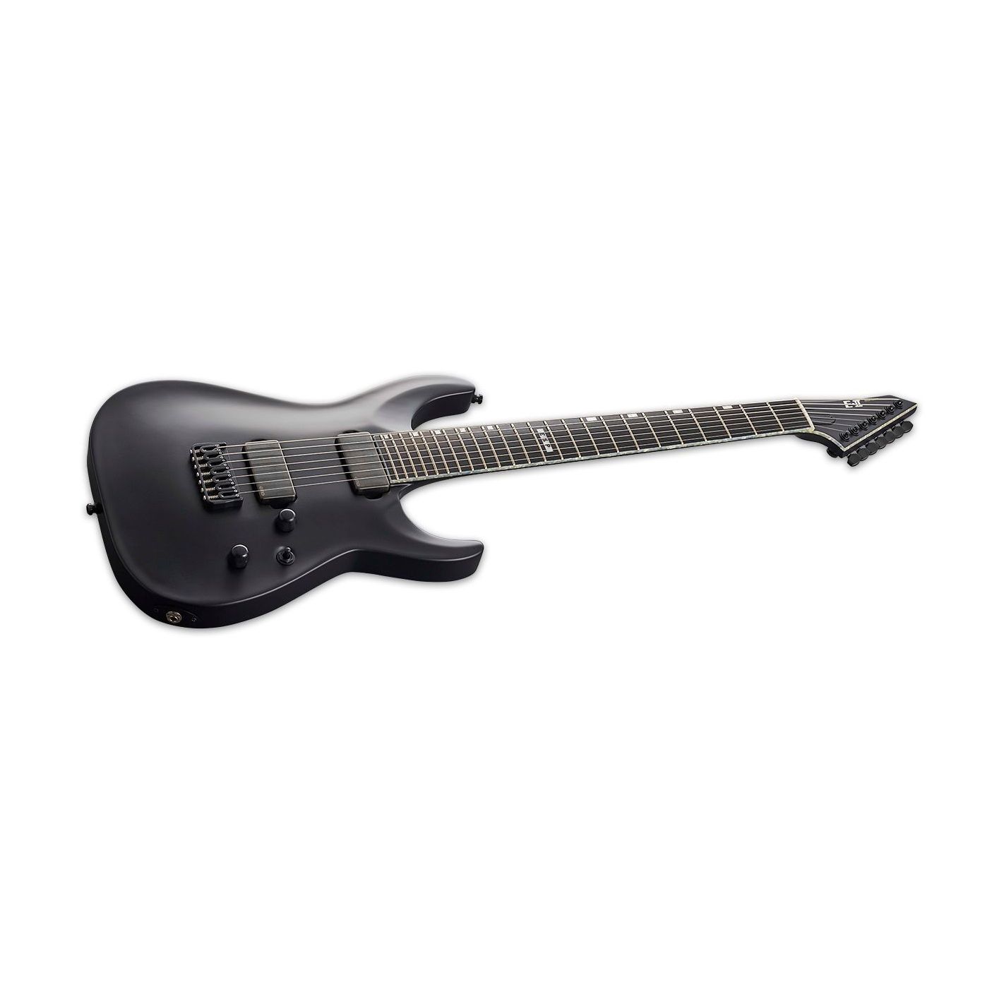 E-II HORIZON NT-7B HIPSHOT BLACK SATIN 7 CUERDAS