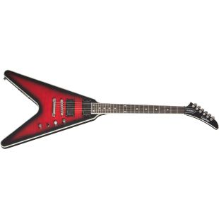 DAVE MUSTAINE FLYING V PROPHECY AGED DARK RED BURST