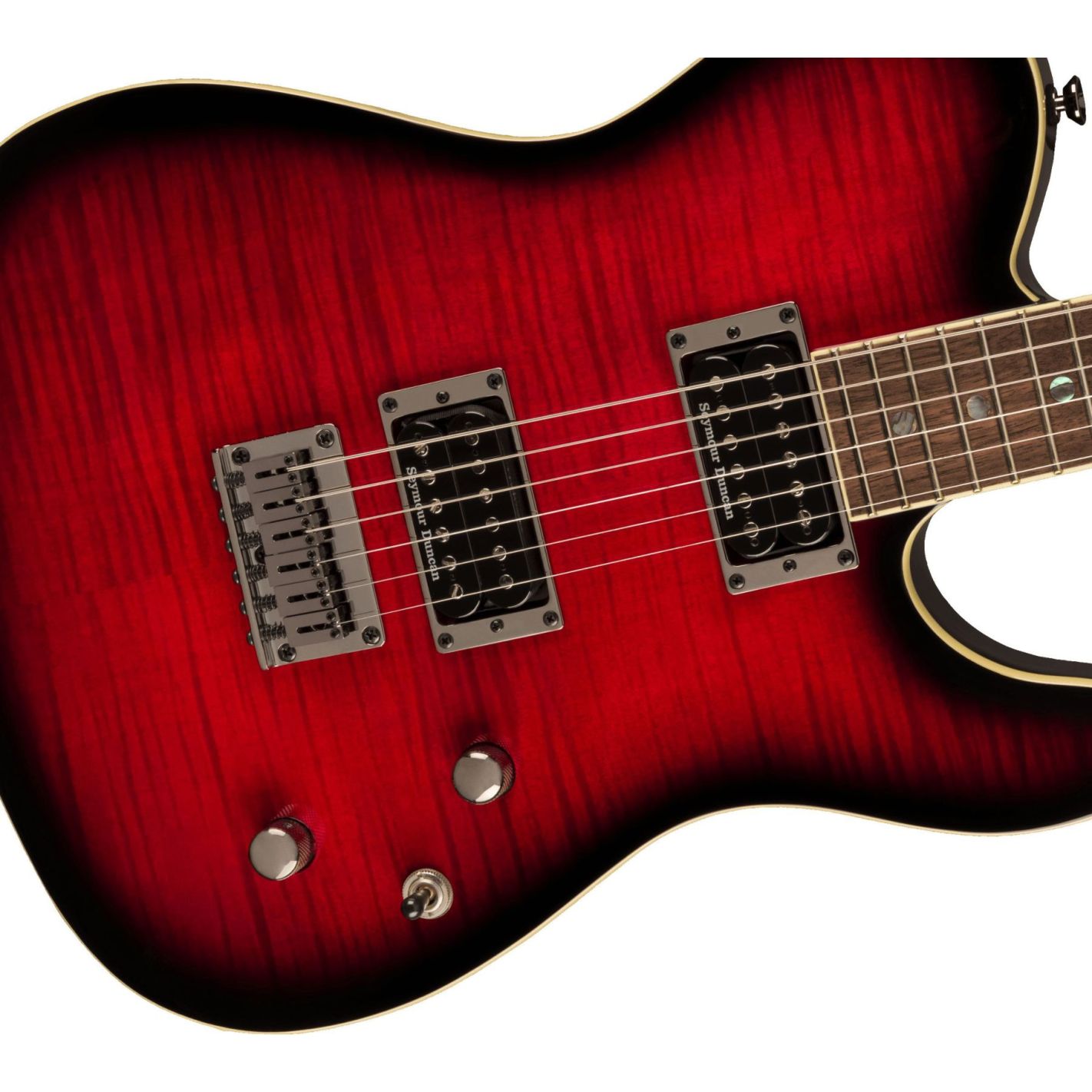 CUSTOM TELECASTER FMT HH BLACK CHERRY BURST