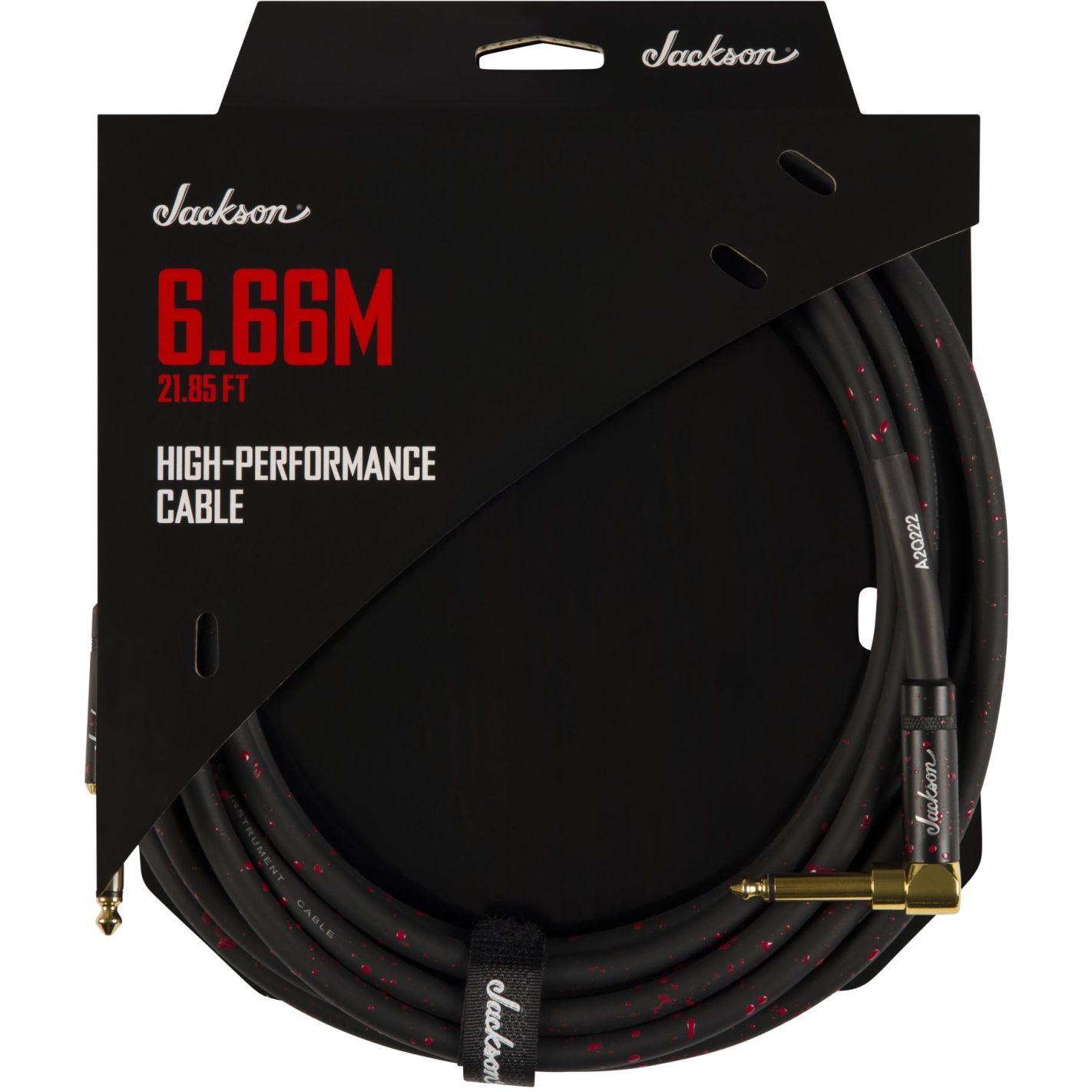 JACKSON BLK RED CABLE 21.85FT