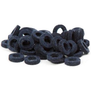 NATURAL FELT RINGS TINGED DARK BLUE