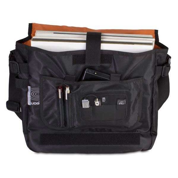 U9450BL-OR ULTIMATE COURIERBAG BLACK. ORANGE...