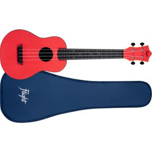 UKELELE CONCERT TUC-35RD TRAVEL ROJO