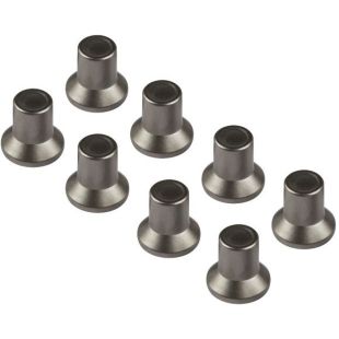 METAL KNOB CAP SET X8