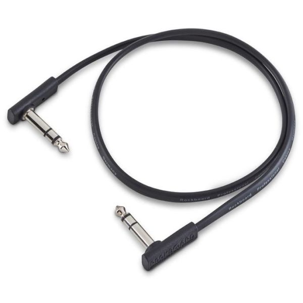 FLAT TRS CABLE 60 CM BK
