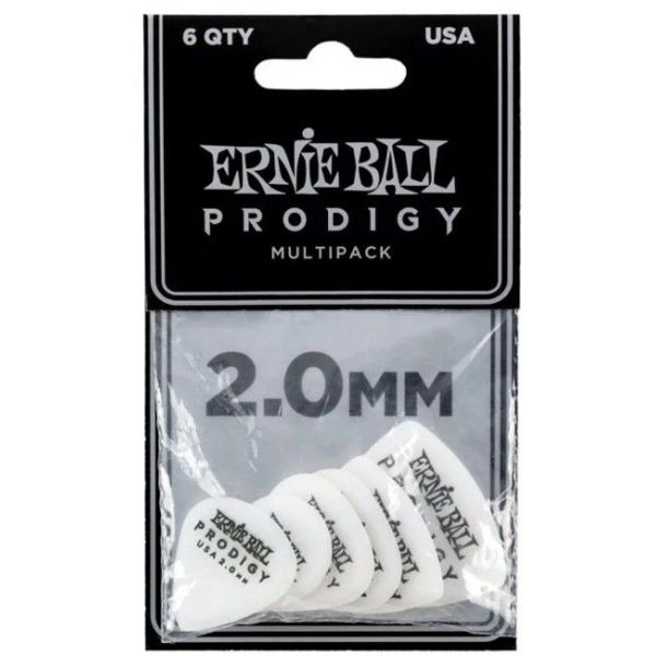 EB9343 PRODIGY PICKS 2.0 MM MULTIPACK WH
