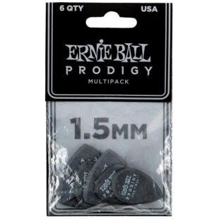 EB9342 PRODIGY PICKS 1.5 MM MULTIPACK BK