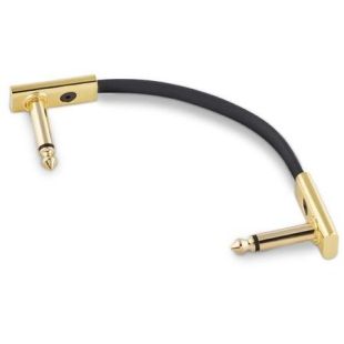 FLAT PATCH CABLE GOLD 10 CM