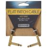 FLAT PATCH CABLE GOLD 10 CM