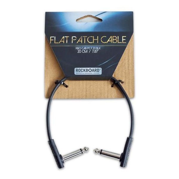 FLAT PATCH CABLE BLACK 20 CM